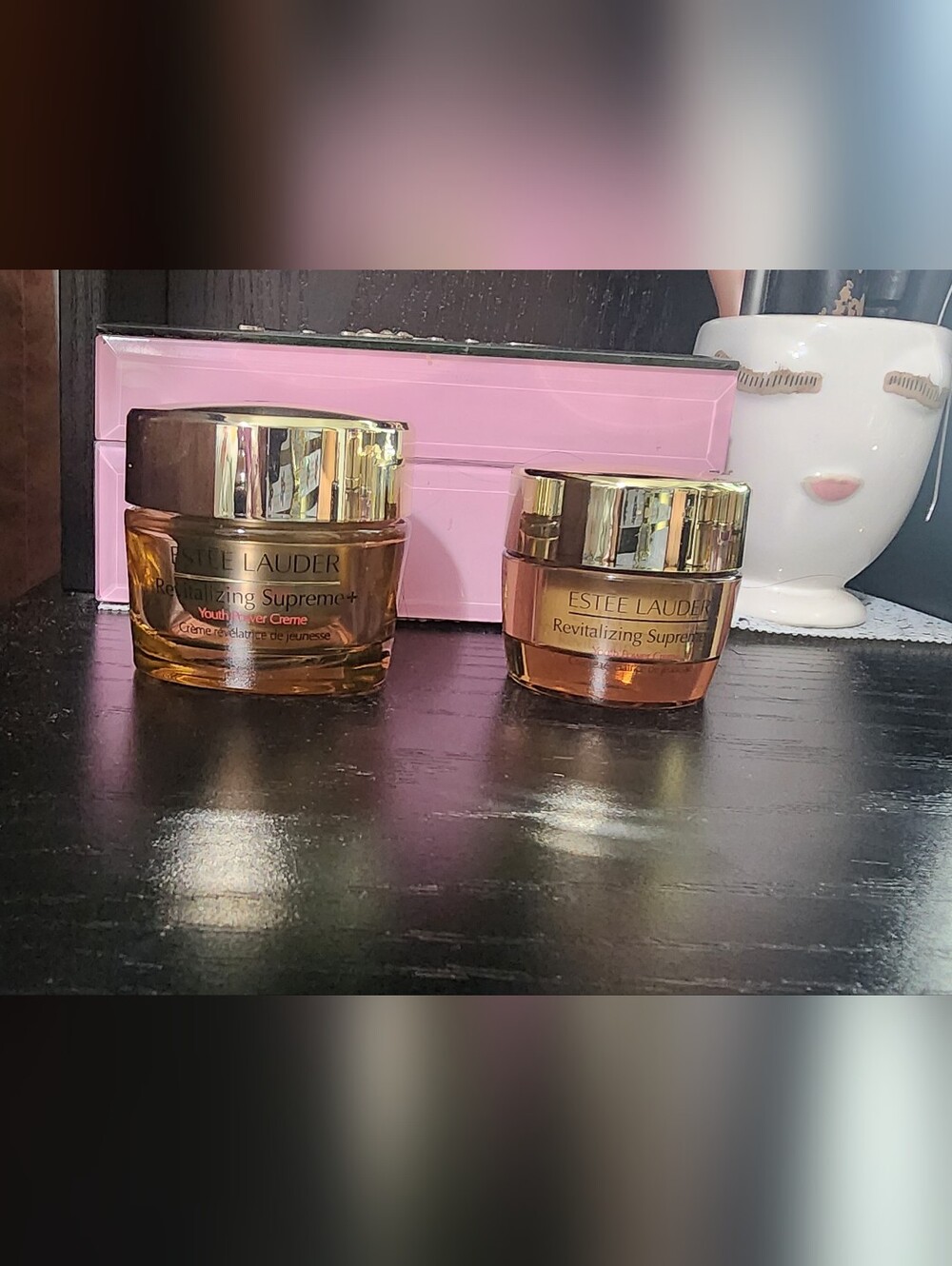 Estee Lauder Revitalizing Supreme+ Cream - Gold and Pink Accents